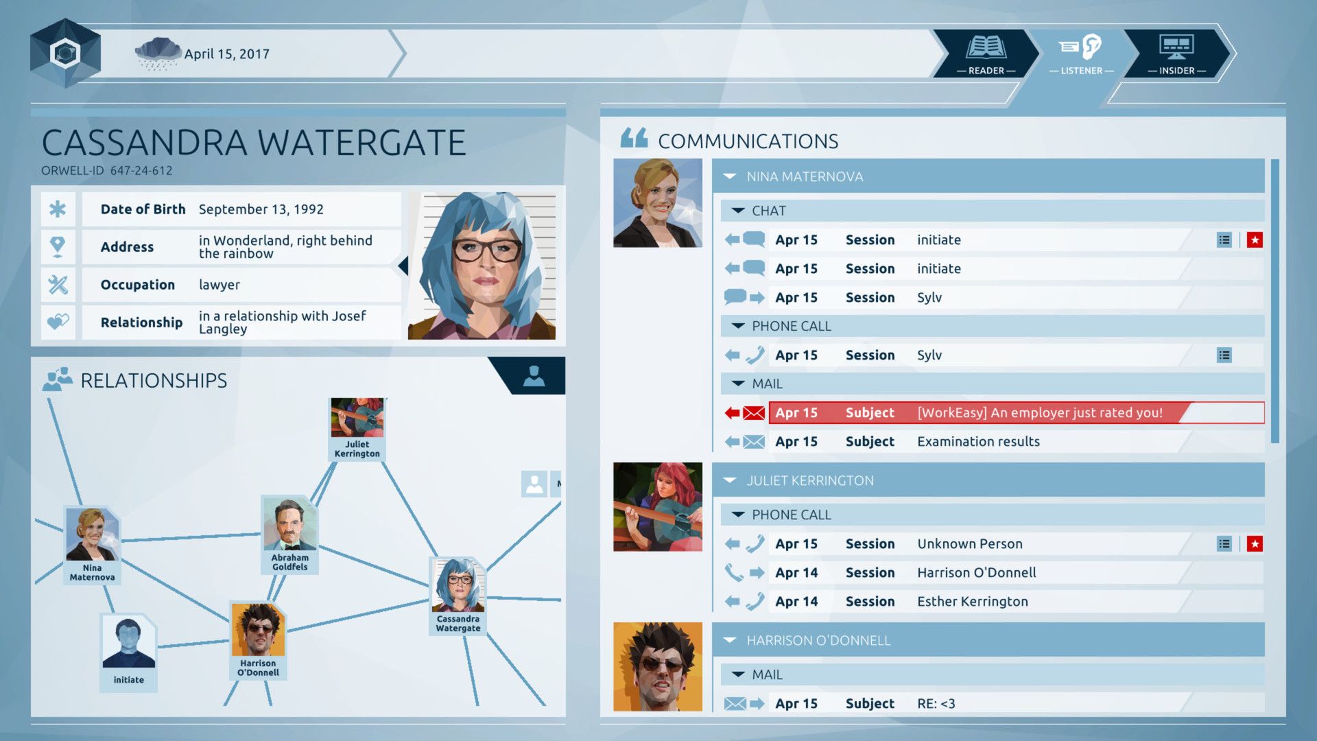 Orwell- Keeping An Eye On You Press Image 5