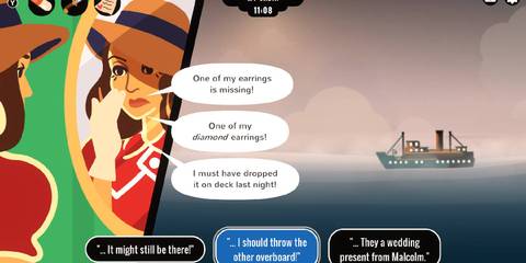 Overboard protag realizing evidence might have been left