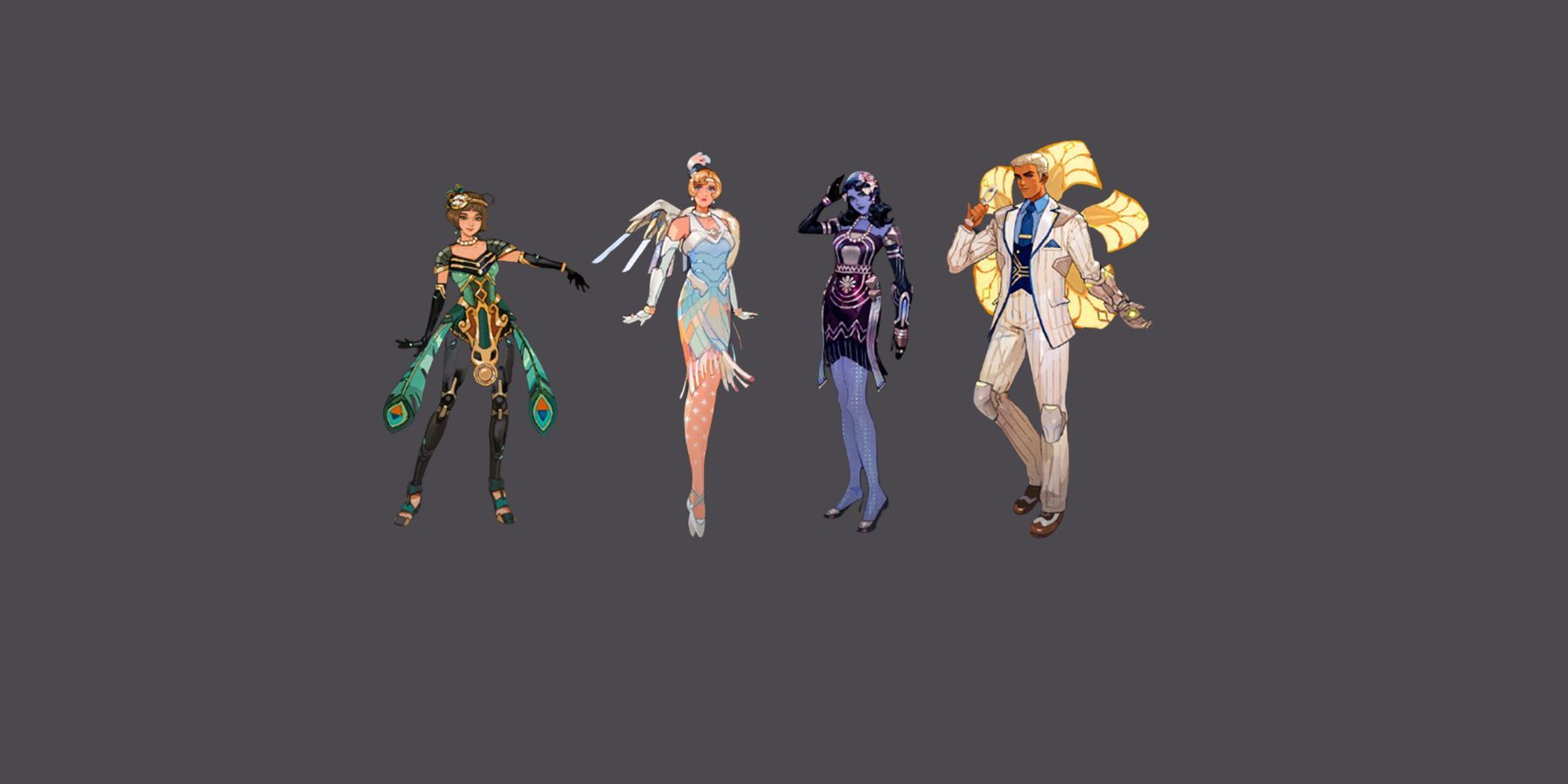 Overwatch 2 Art Deco Survey Skins 