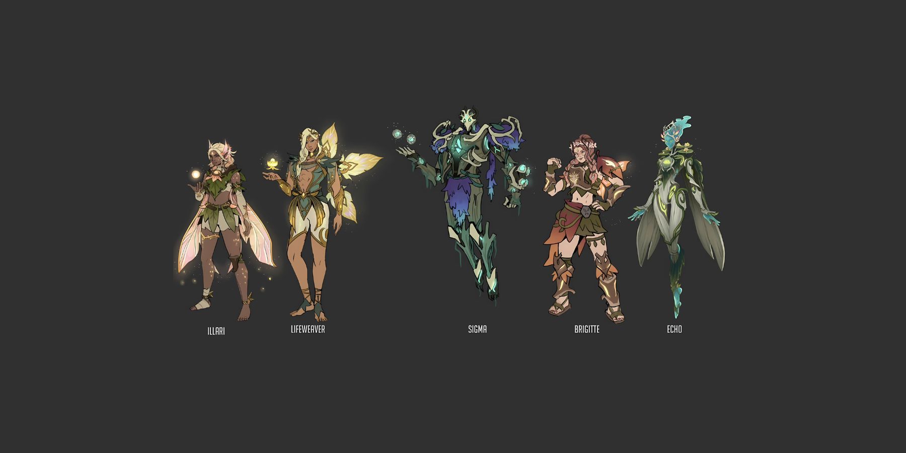 Overwatch 2 Survey Skins Bog Forest Spirit Skins