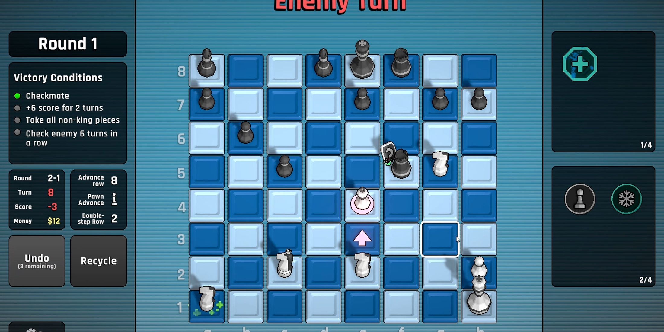 passant a chess roguelike steam image enemy turn