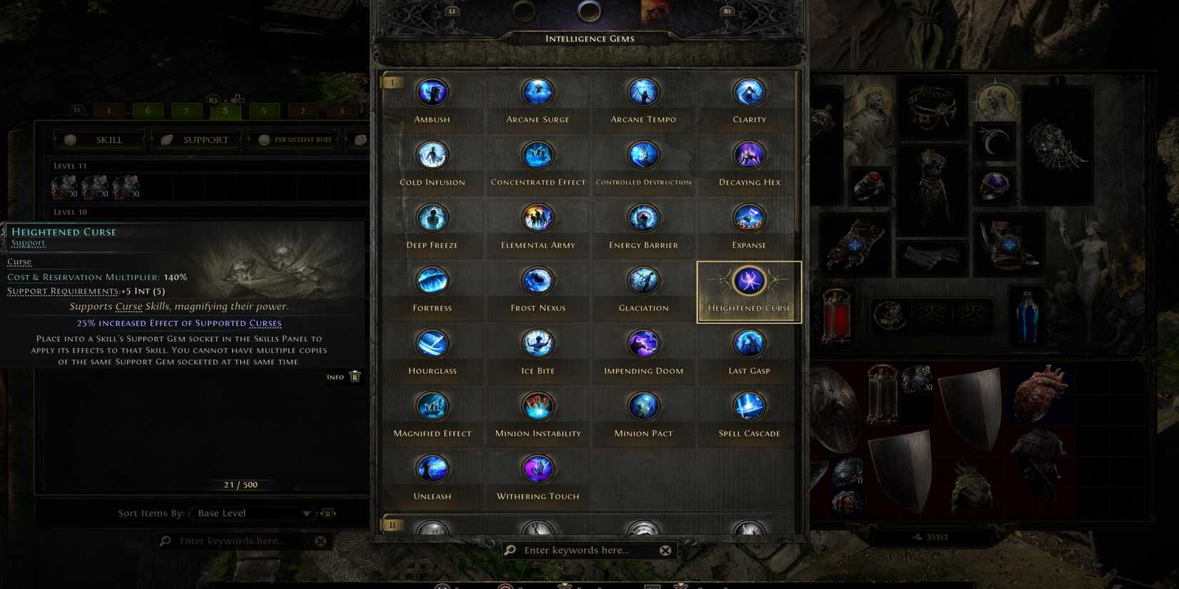 Path of Exile 2 Heightened Curse