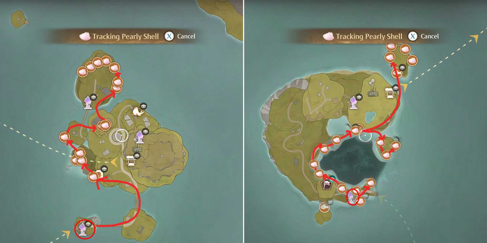 pearly shell location 9 in infinity nikki