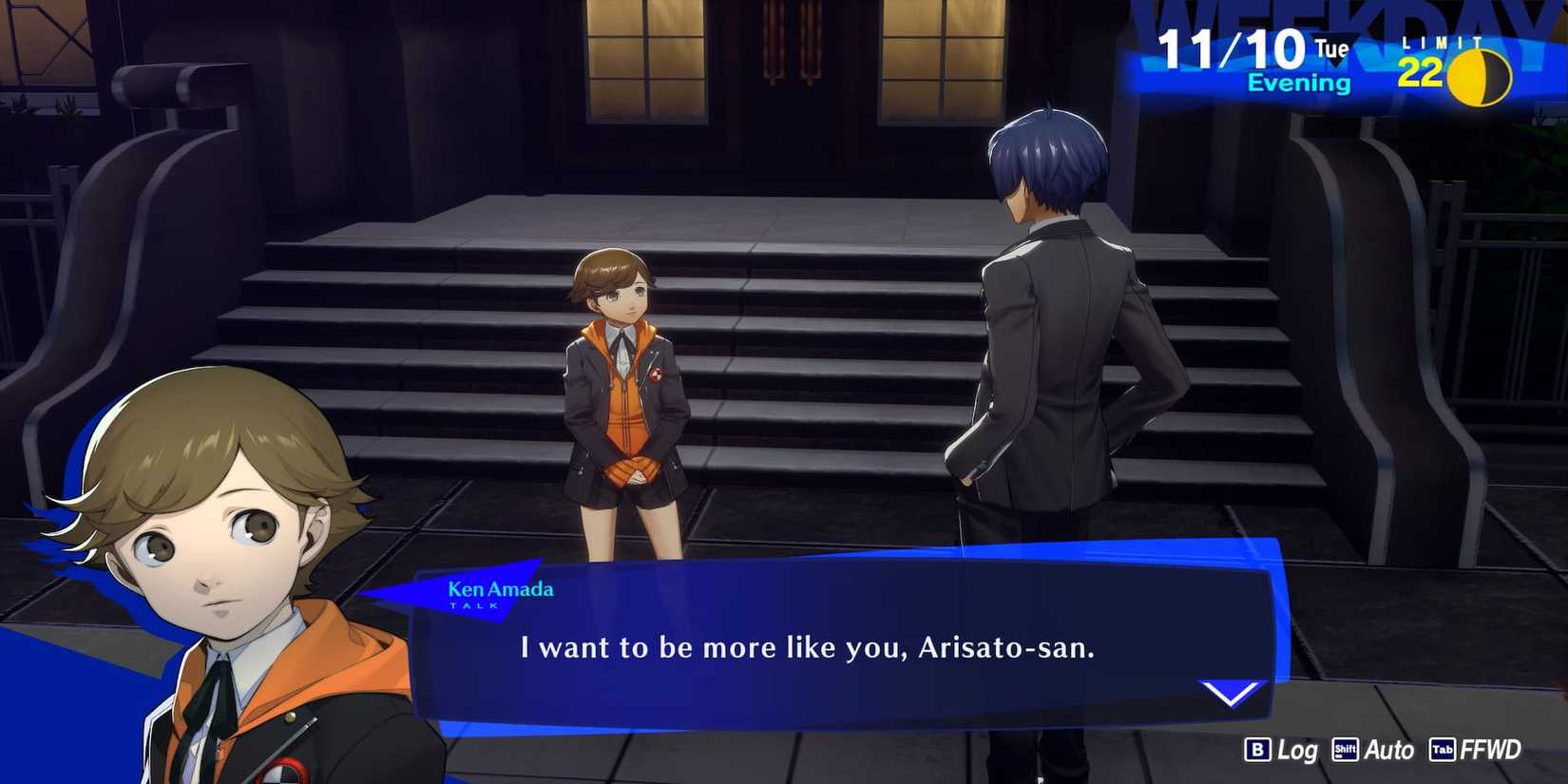 Ken Talking To The Protagonist 