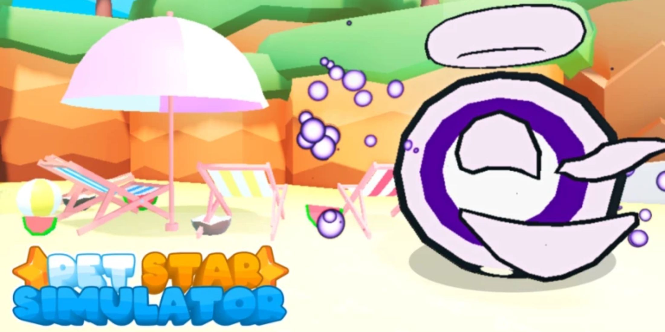 Pet Star Simulator beach