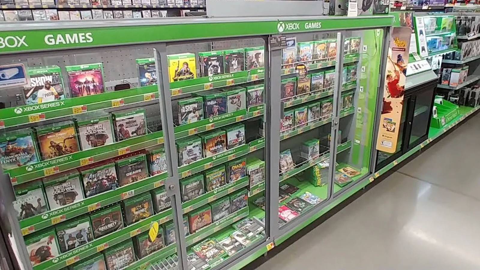 Physical Game Sales Are Down in the US Walmart