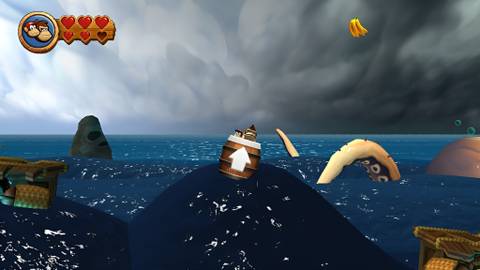 Image of the location of puzzle piece 3 in Donkey Kong Country Returns HD