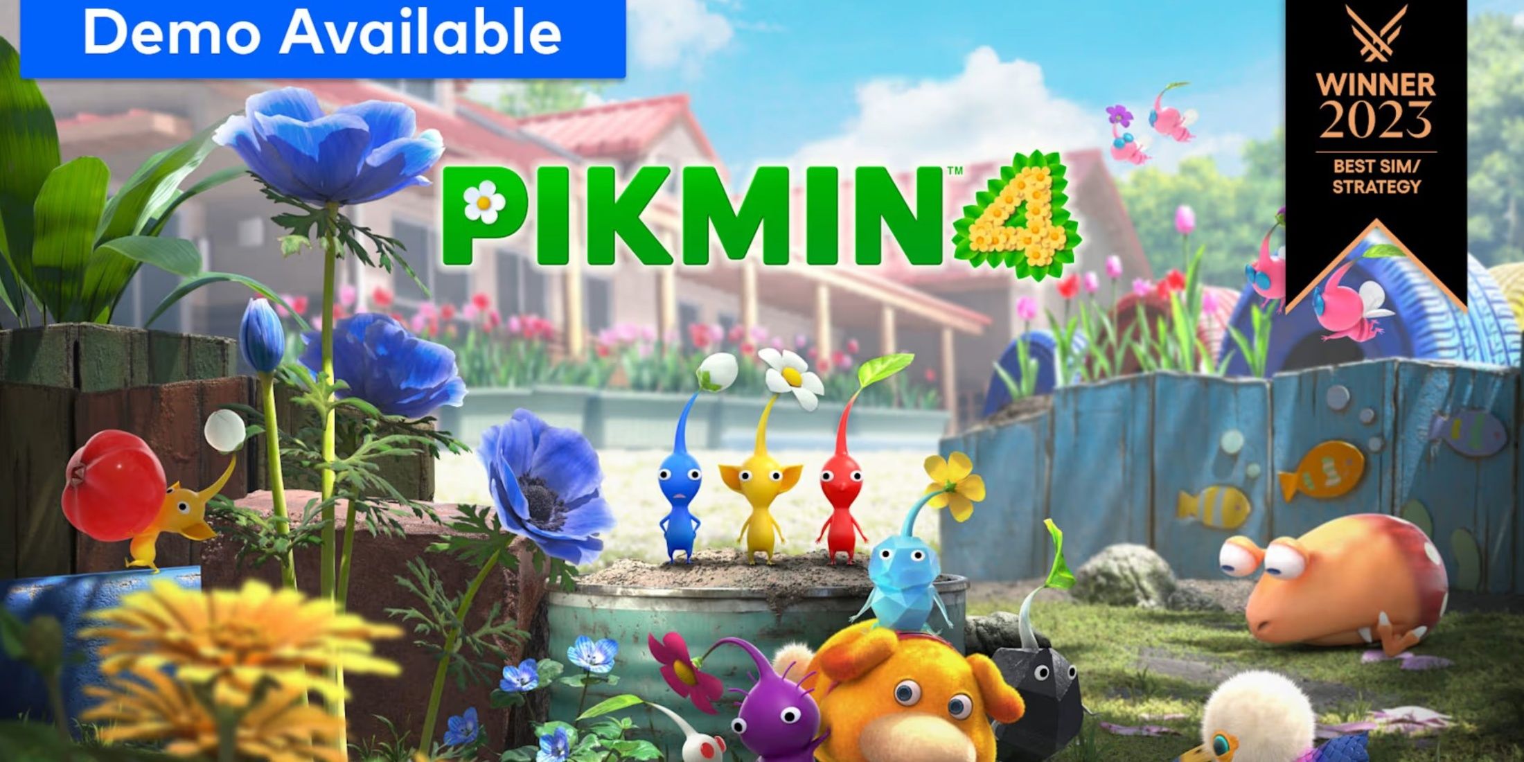 pikmin 4 title screen