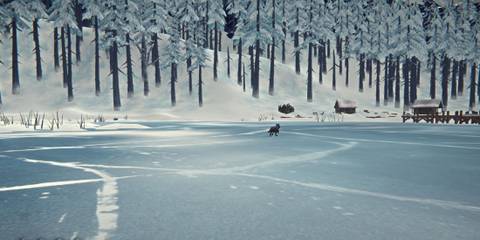 Wolf fleeing from player in Pilgrim difficulty