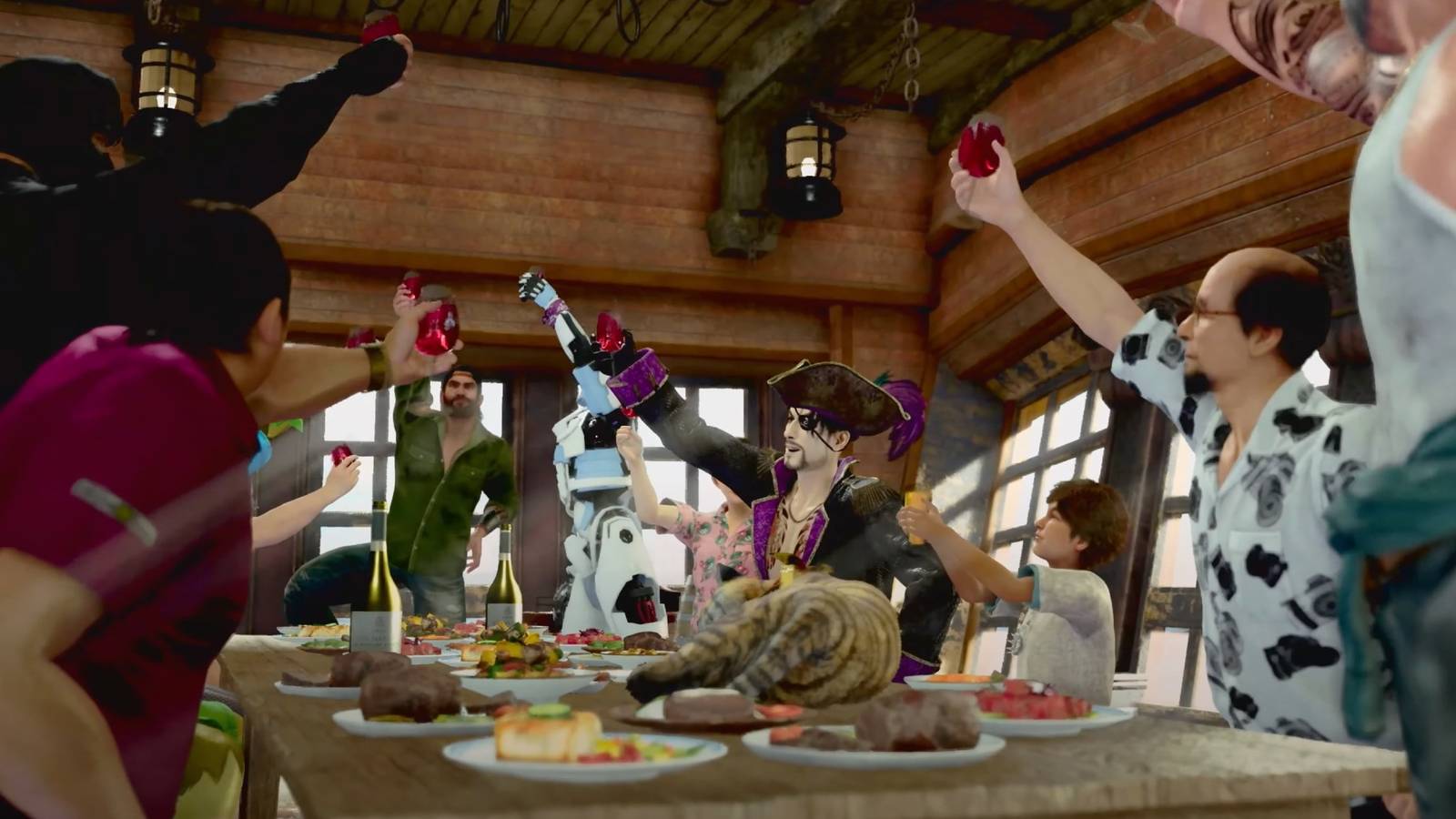 pirate-yakuza-in-hawaii-majima-drinking