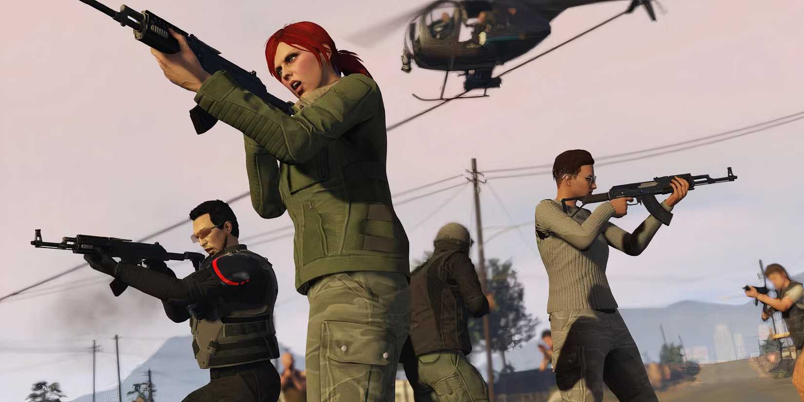 Players in GTA Online Survival Mode