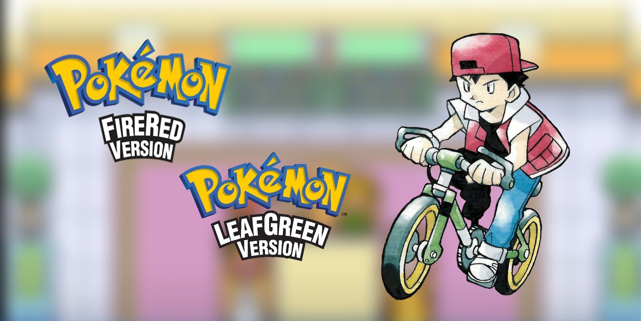 pokemon firered leafgreen bike red art