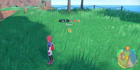 pokemon scarlet and violet pawmi poco pass 1