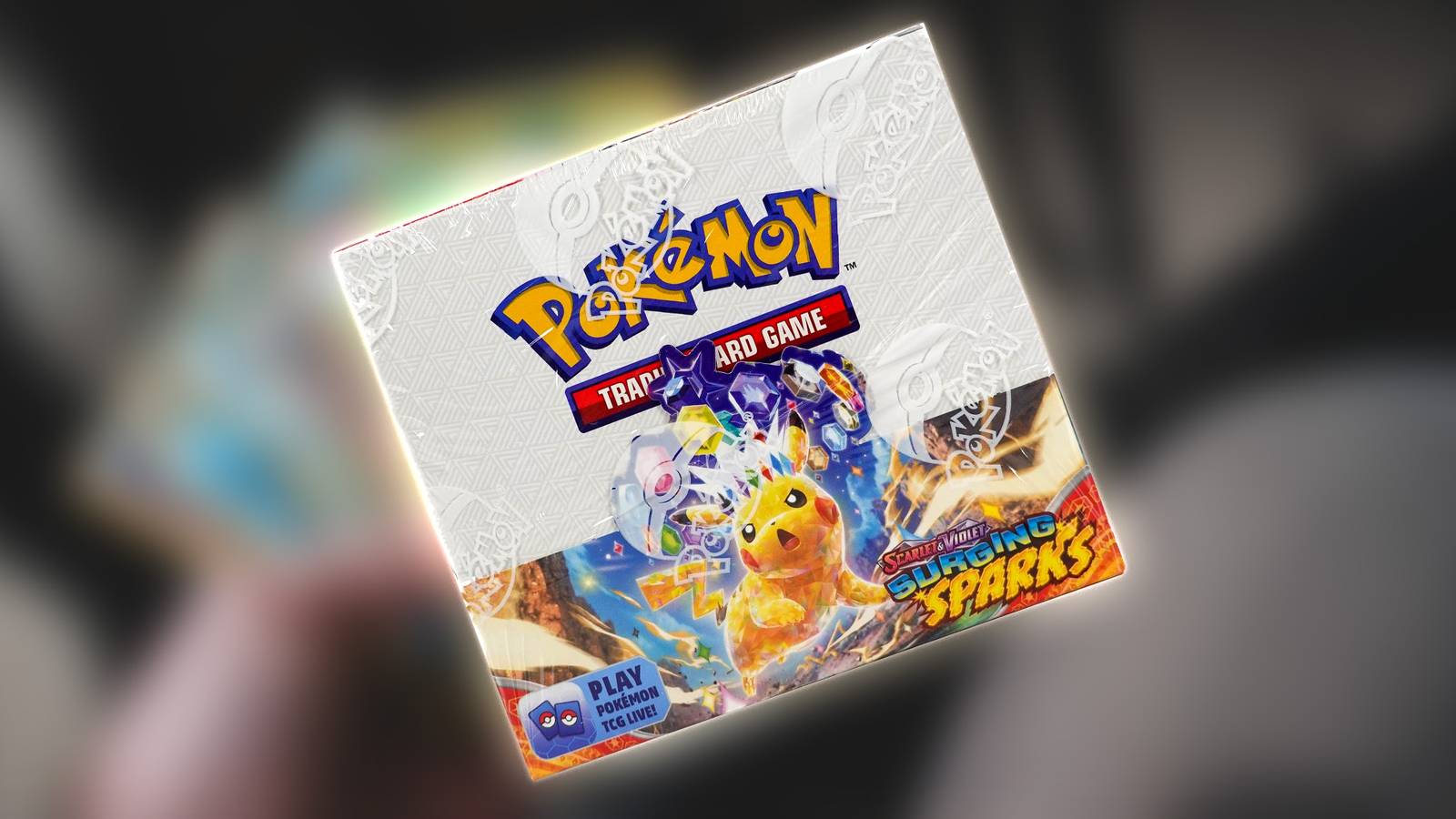 pokemon tcg fan pulls rare pikachu ex from surging sparks box