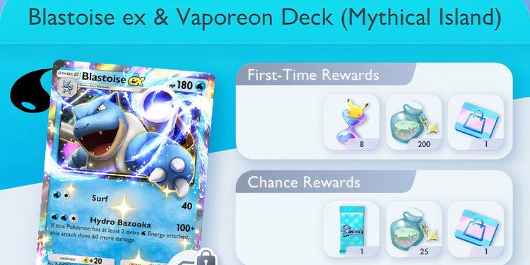 Pokemon TCG Pocket Hosting Blastoise Drop Event for Limited Time Pokemon TCG Pocket Hosting Blastoise Drop Event for Limited Time