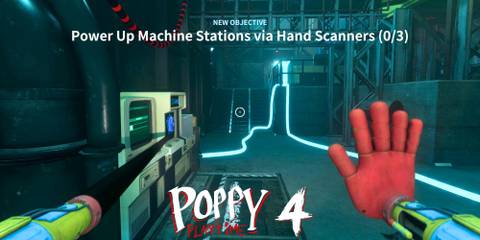 Poppy Playtime Chapter 4 How to Power Up Machine Stations Via Hand Scanner