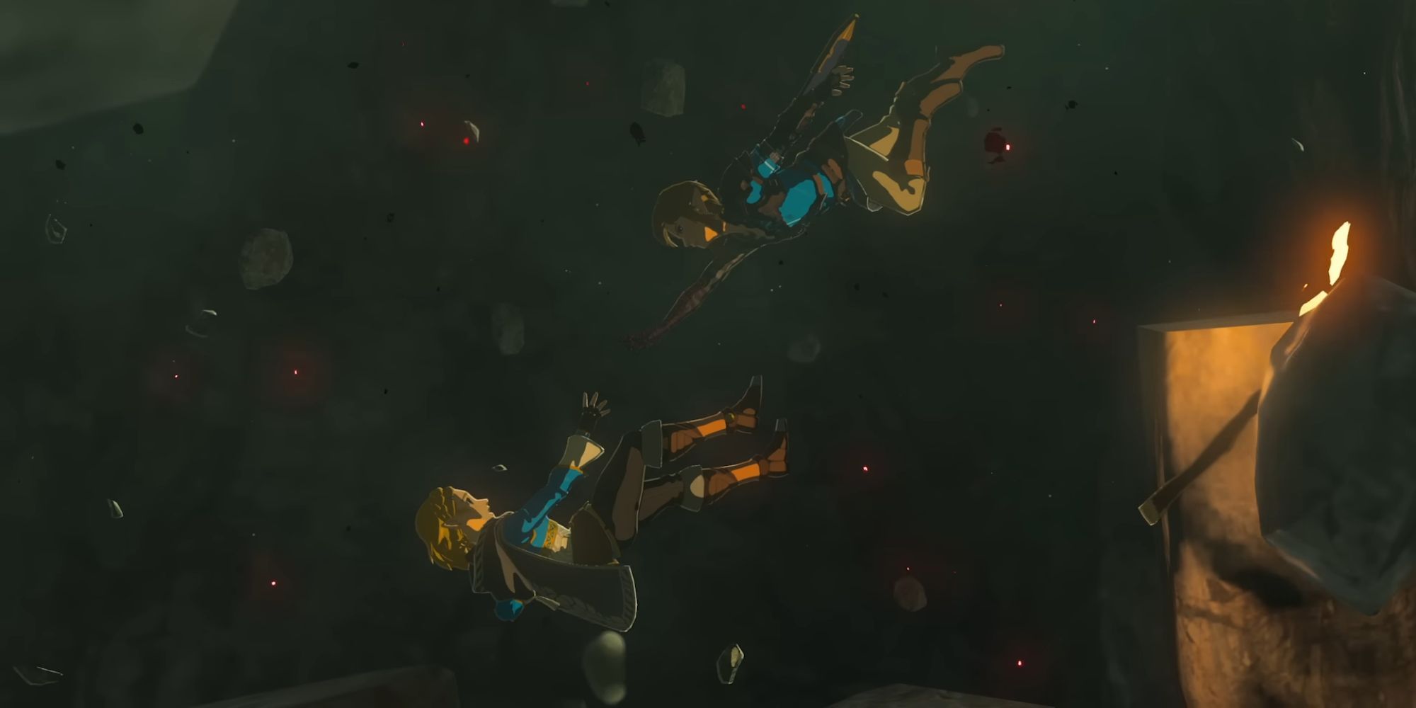 Princess Zelda and Link get separated.