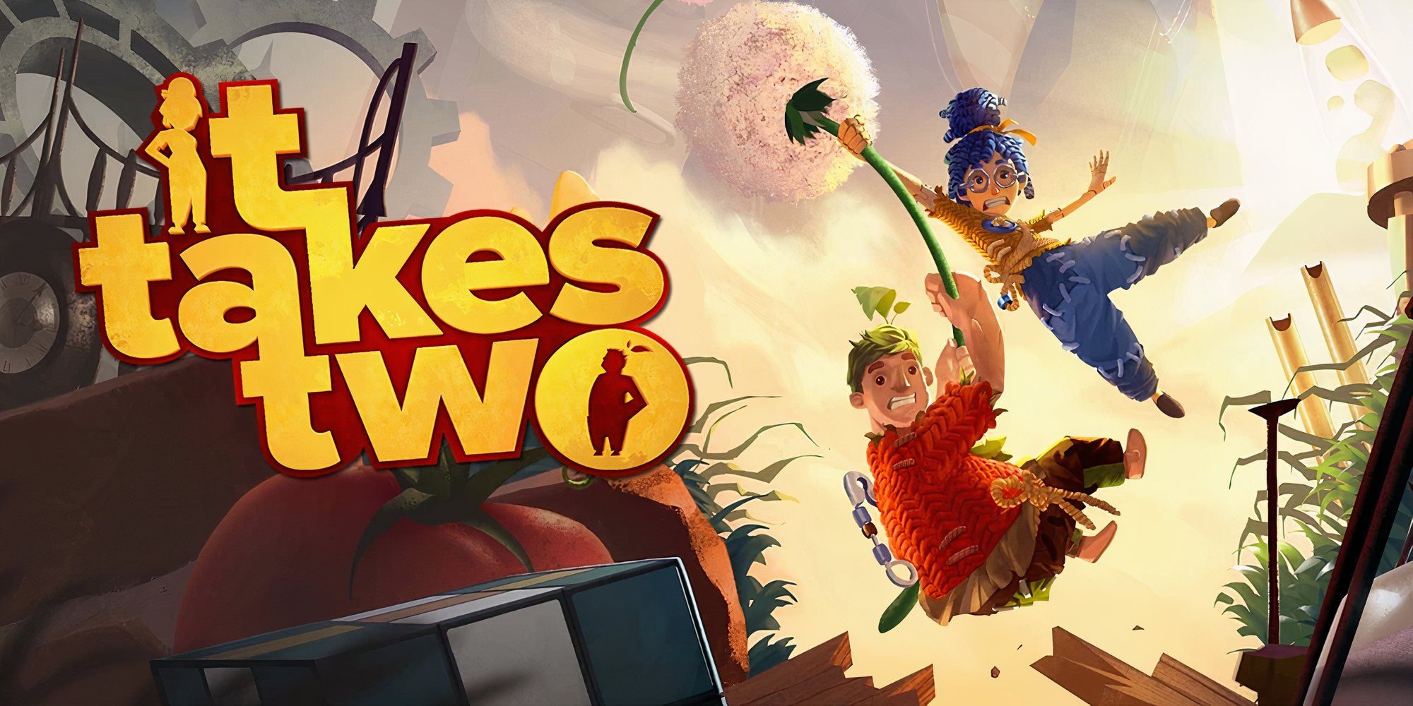 Promo art featuring characters in It Takes Two