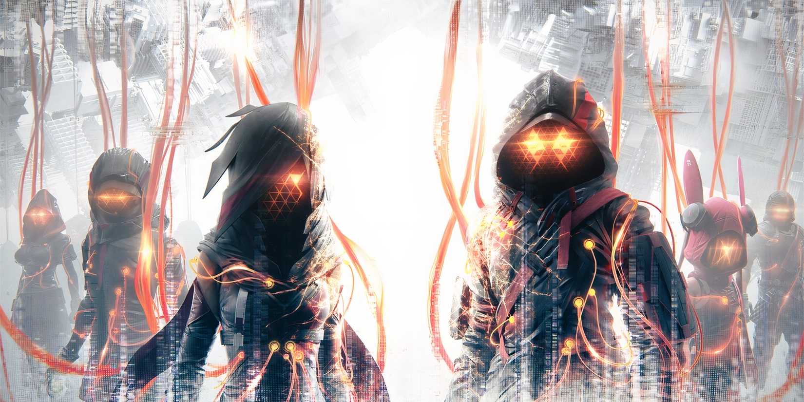 Promo art featuring characters in Scarlet Nexus