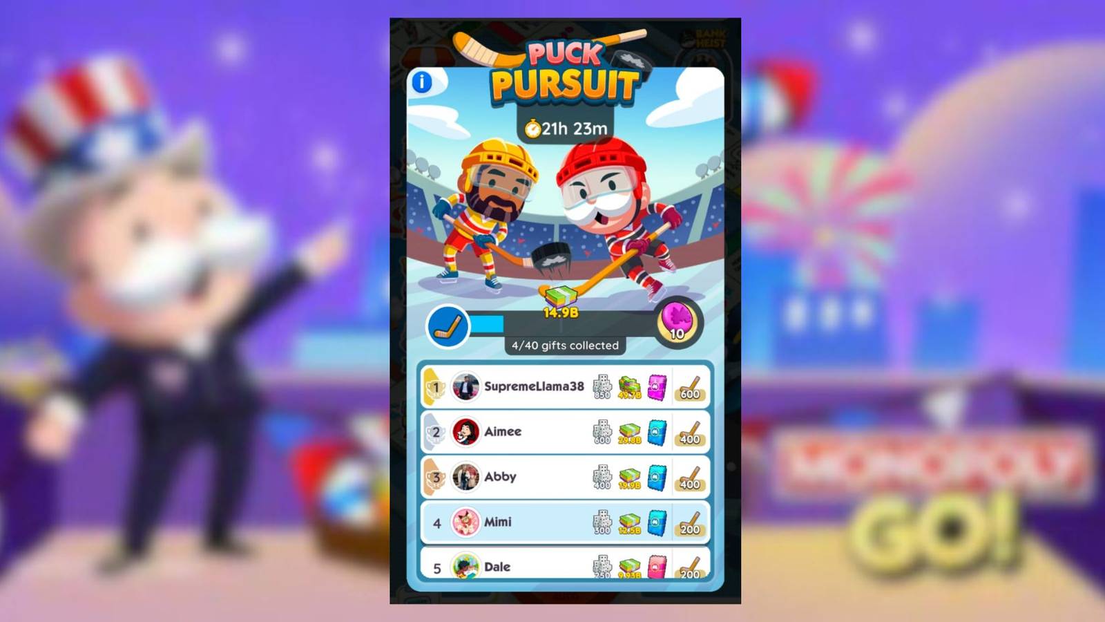 puck pursuit monopoly go