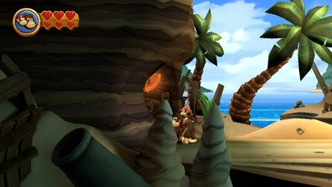 Image of the first puzzle piece in Donkey Kong Country Returns HD