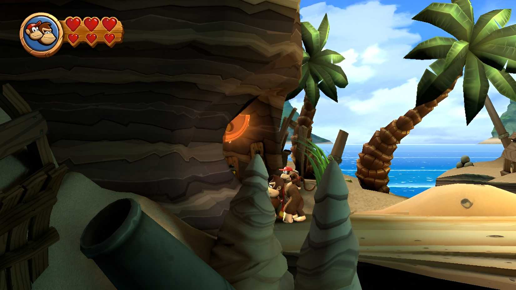 Image of the first puzzle piece in Donkey Kong Country Returns HD