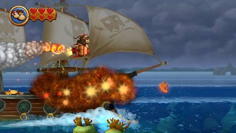 Image of the fourth puzzle piece in Peaceful Pier in Donkey Kong Country Returns HD