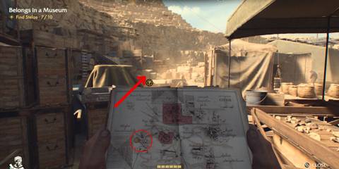 Ra Stele map location in Indiana Jones and the Great Circle Belongs in a Museum