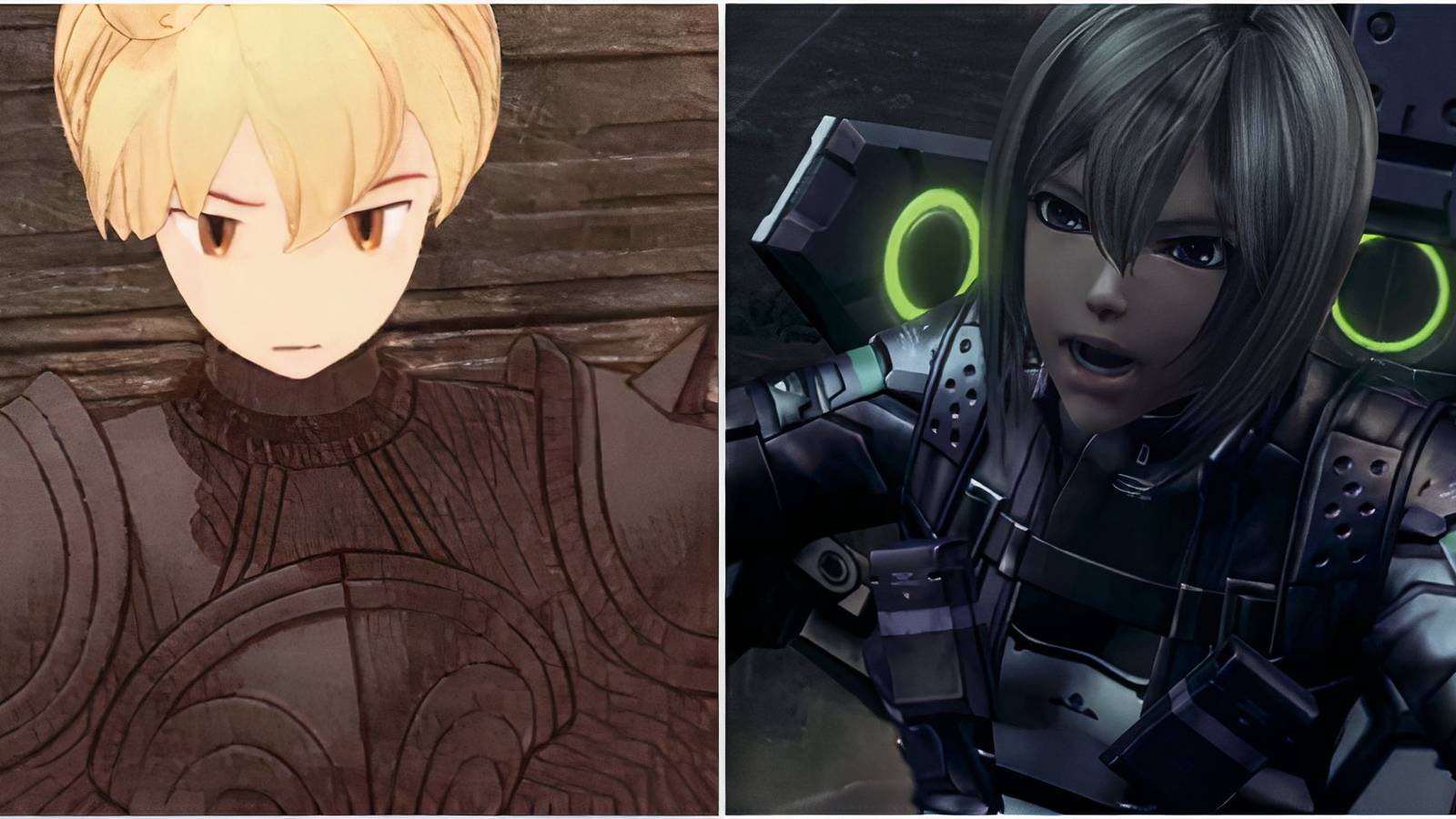 Ramza in Final Fantasy Tactics The War of the Lions and Irina in Xenoblade Chronicles X