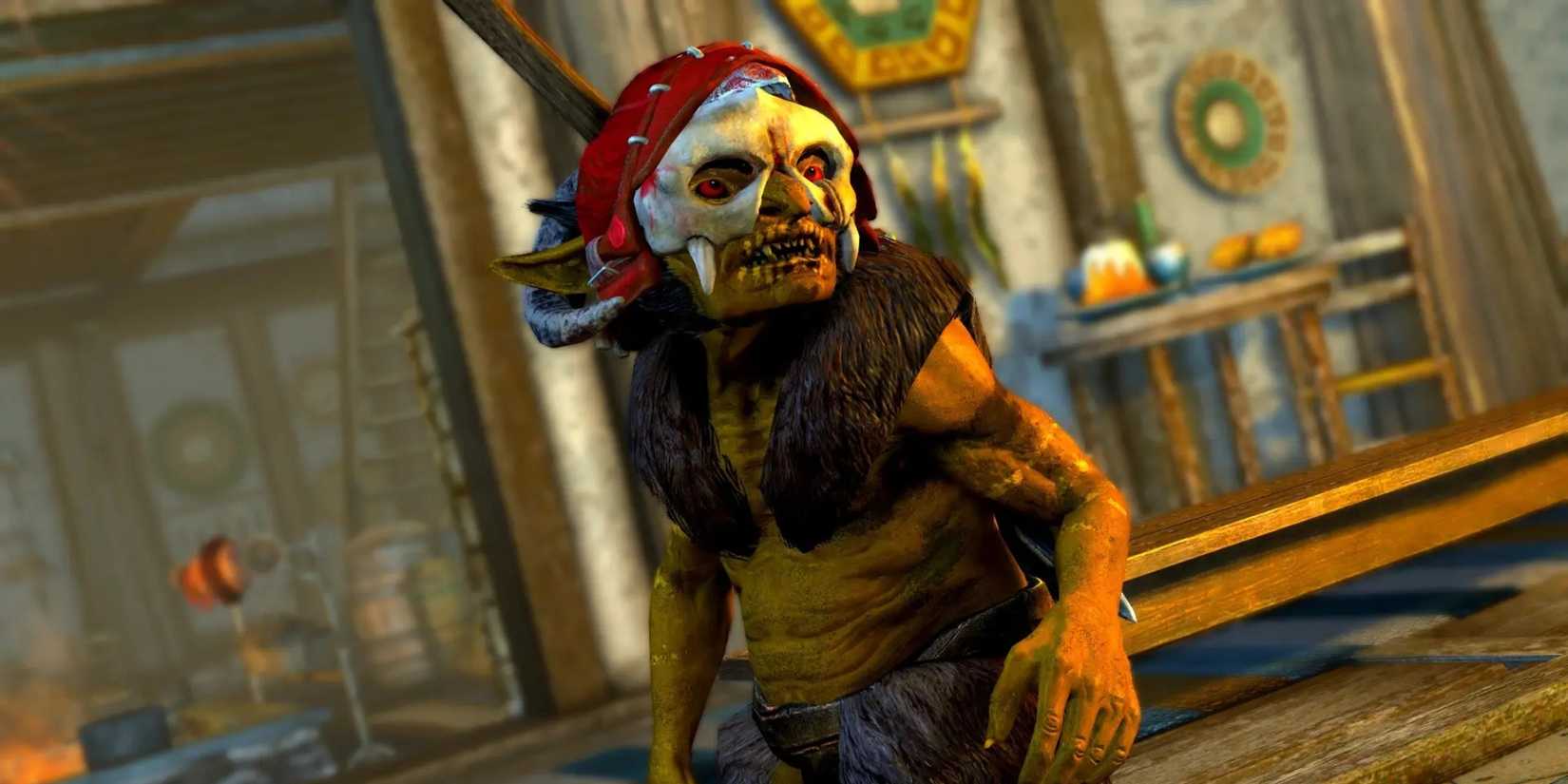 Redcap the Riekling skyrim follower mod