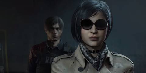 leon and ada in resident evil 2