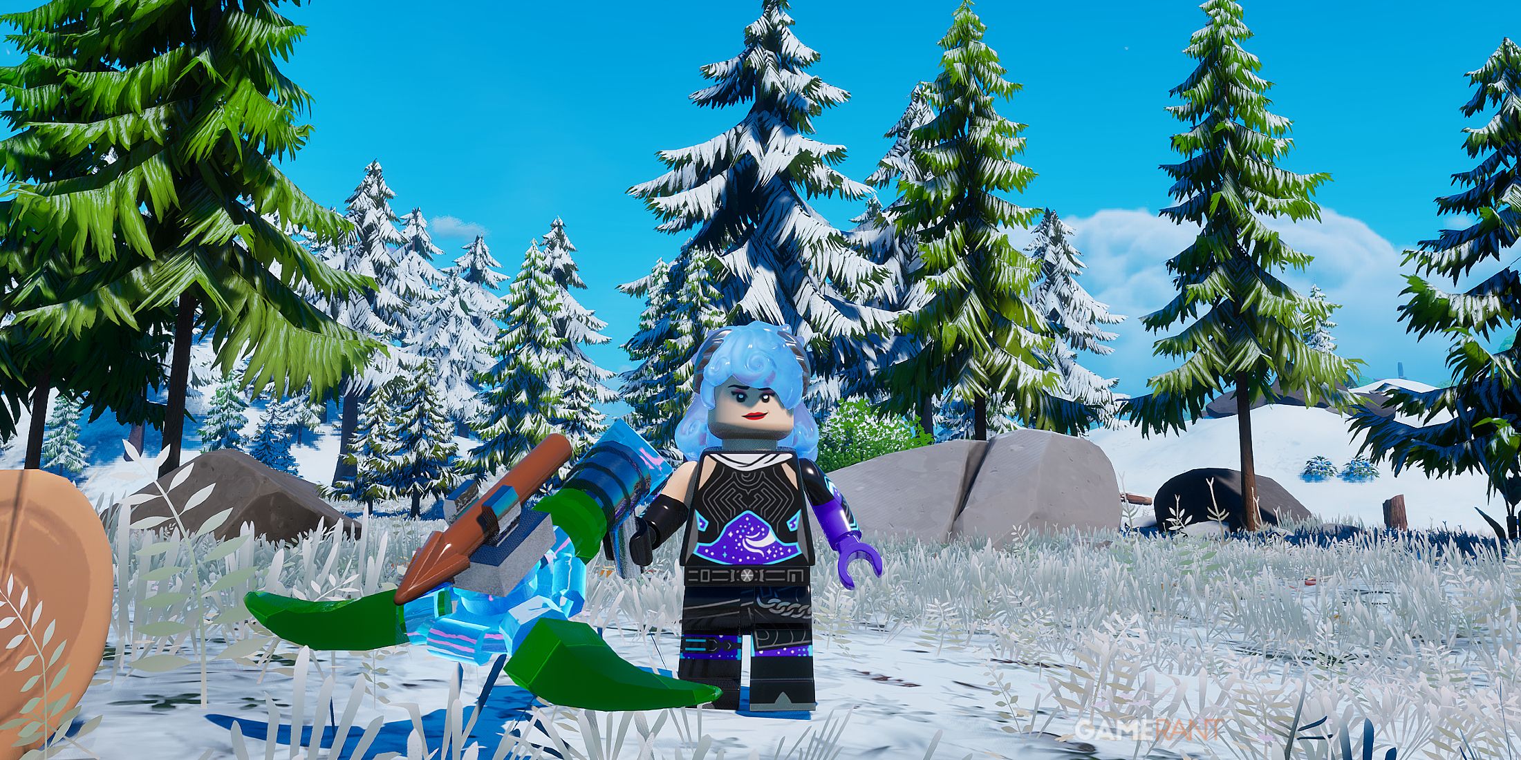 Rift Crossbow in LEGO Fortnite Odyssey 