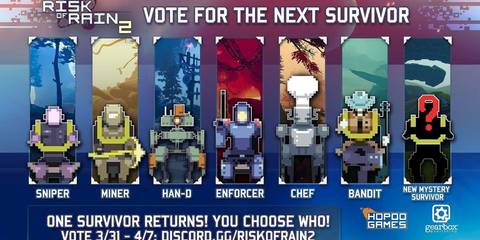 Risk of Rain 2 Surivor vote menu