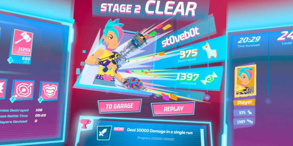 Rogue Piñatas VRmageddon stage clear