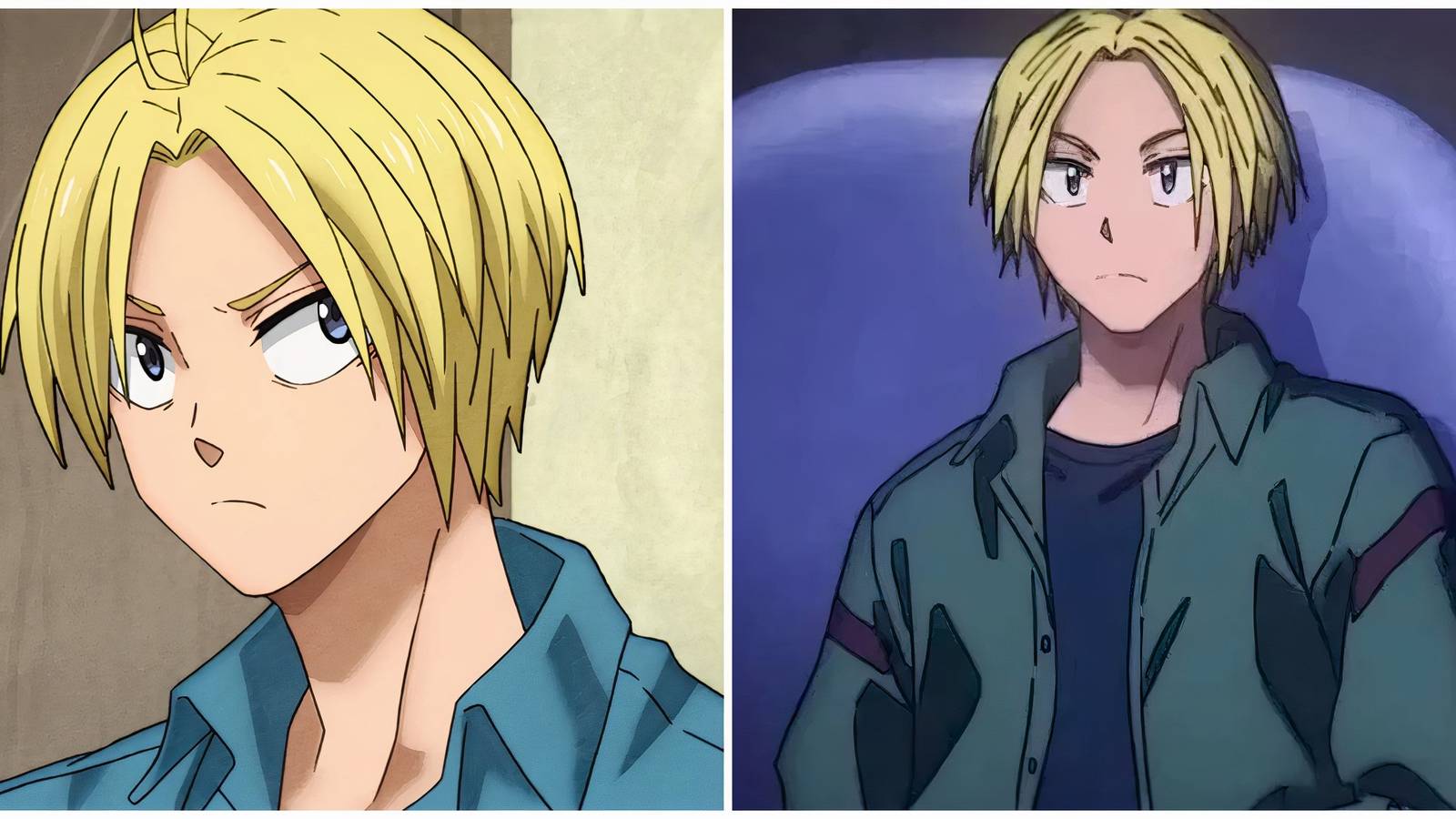 Split image of Shin in a scene and at the movie theater with Sakamoto in Sakamoto Days