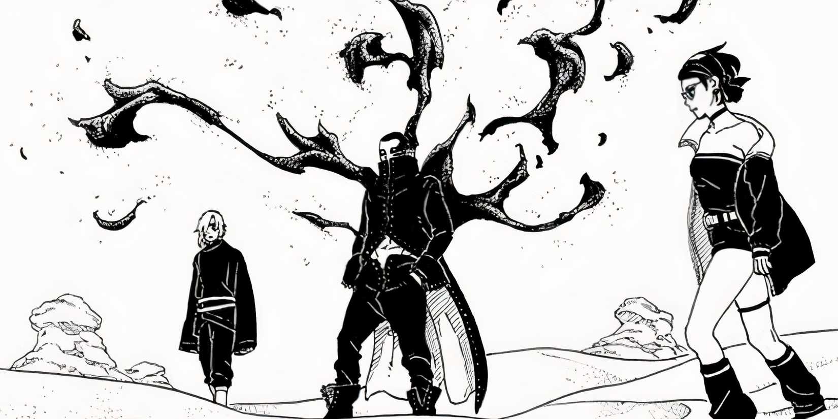 sarada and mitsuki vs ryu boruto tbv 19