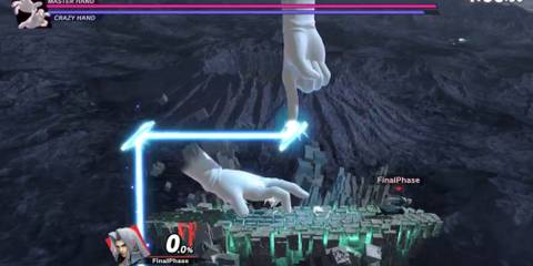 sephiroth vs master hand and crazy hand