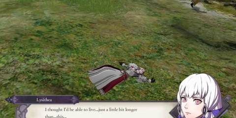 Lysithea saying she wished she could live a bit longer in Fire Emblem: Three Houses