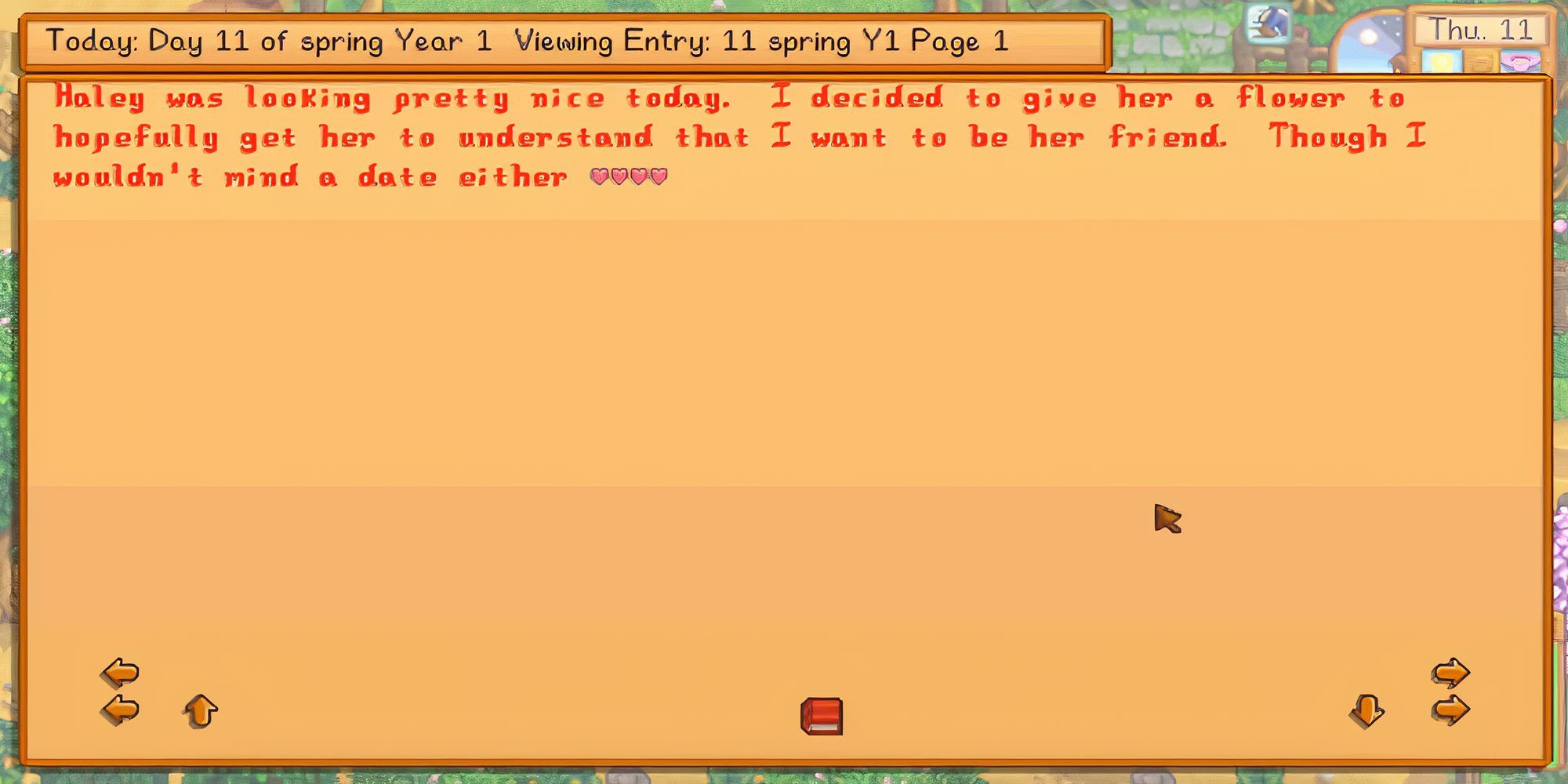 Stardew Valley - Dear Diary