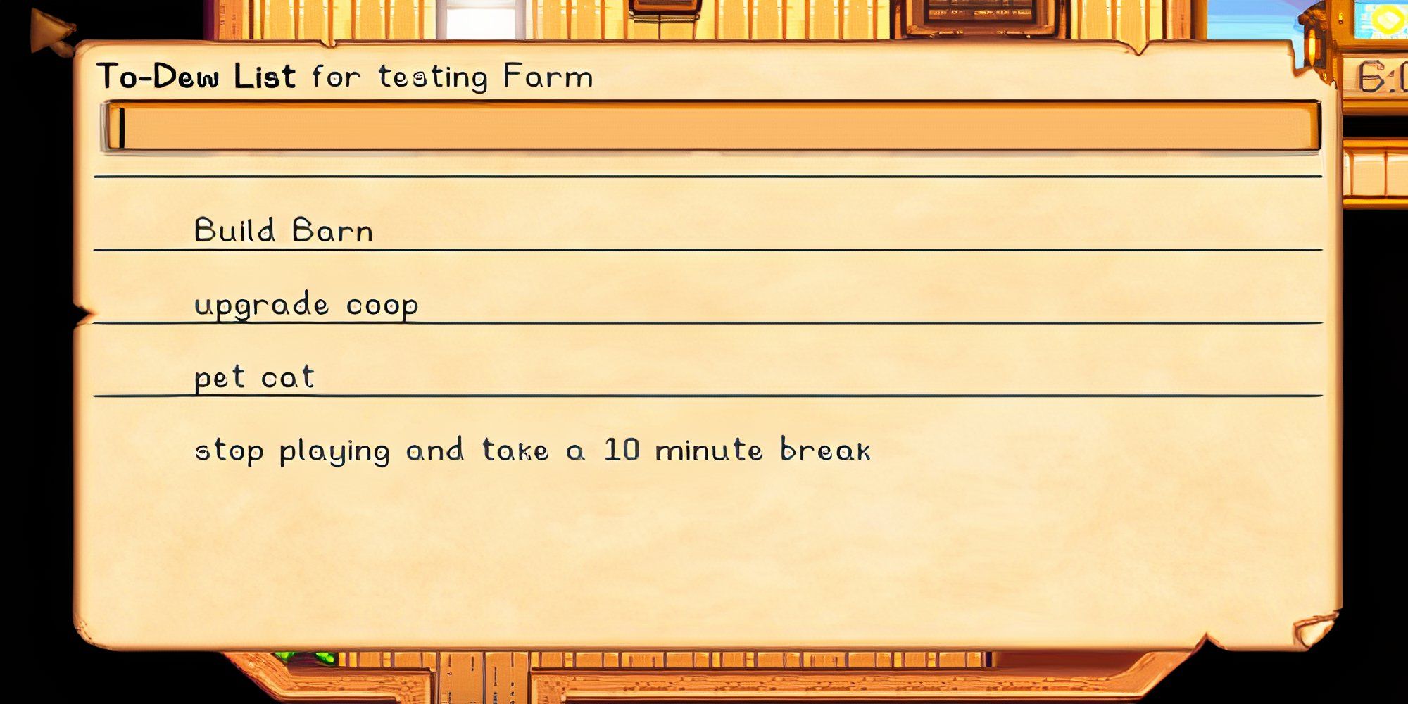 Stardew Valley - To-Dew List