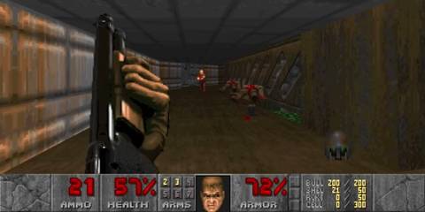doomguy loading shotgun