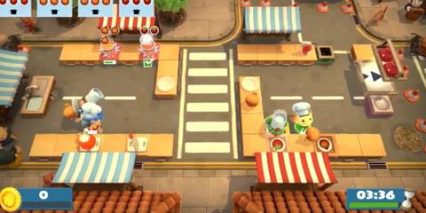 chefs in the street kitchen