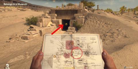 Sebek Stele map location in Indiana Jones and the Great Circle Belongs in a Museum