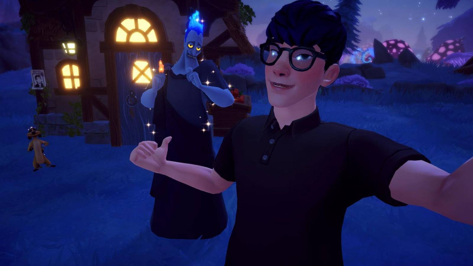 selfie with hades ddv