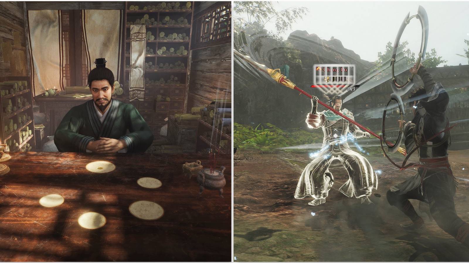 Sima Hui and fighting enemies with Wheels in Dynasty Warriors Origins