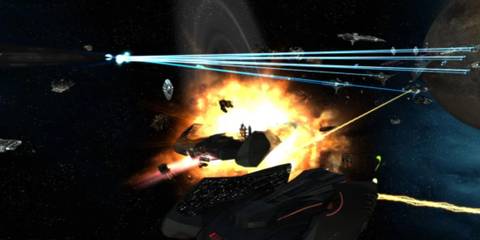 Sins of a Solar Empire large ship explosion