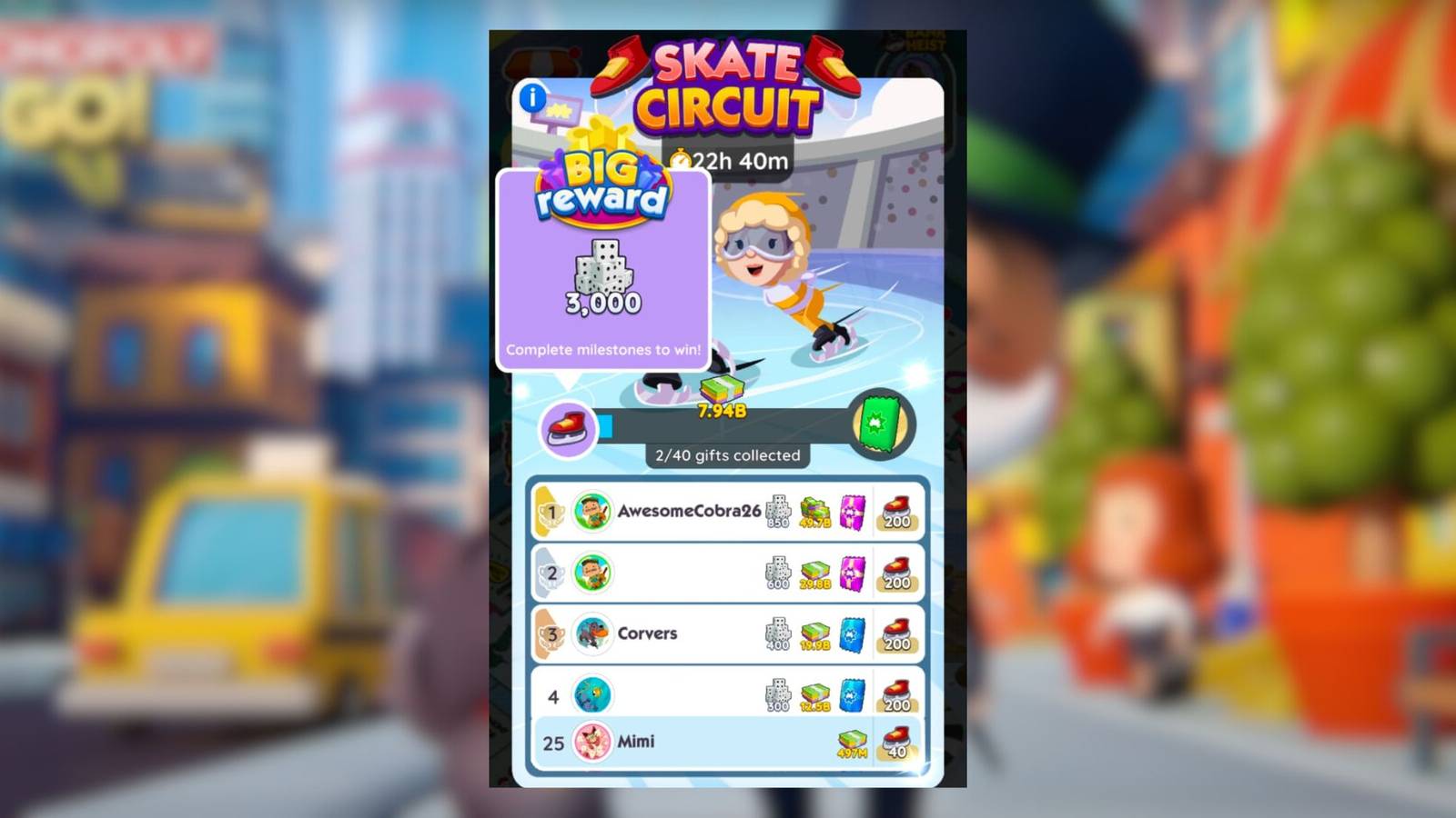 skate circuit monopoly go