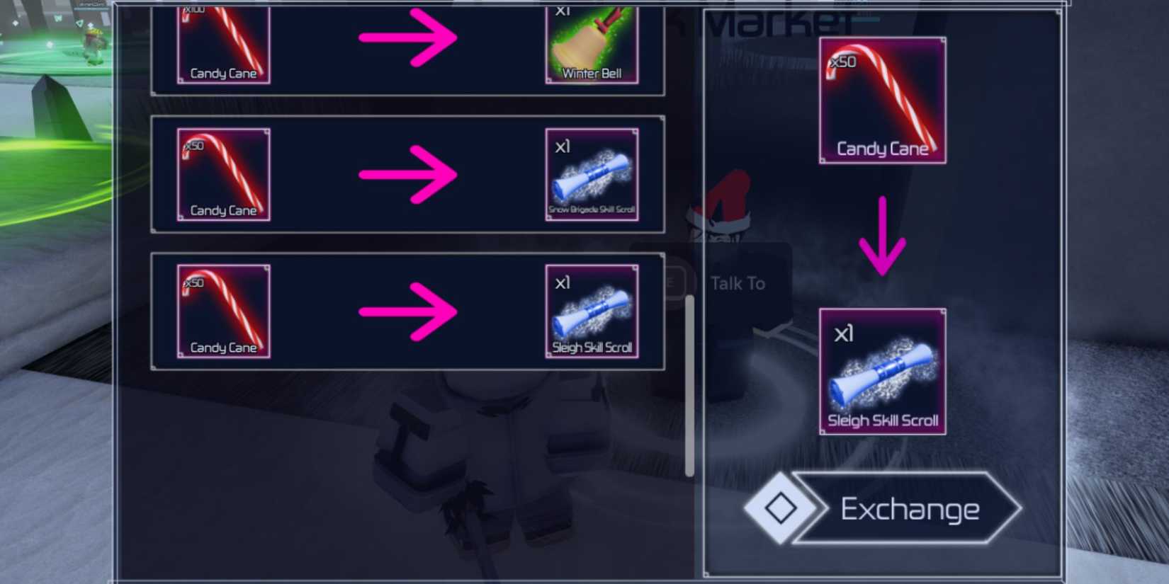 Skill Scrolls in Jujutsu Infinite