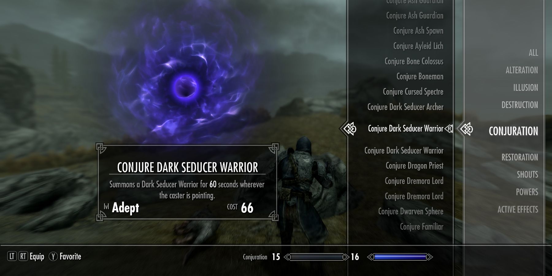 Skyrim - Conjure Dark Seducer Warrior-1