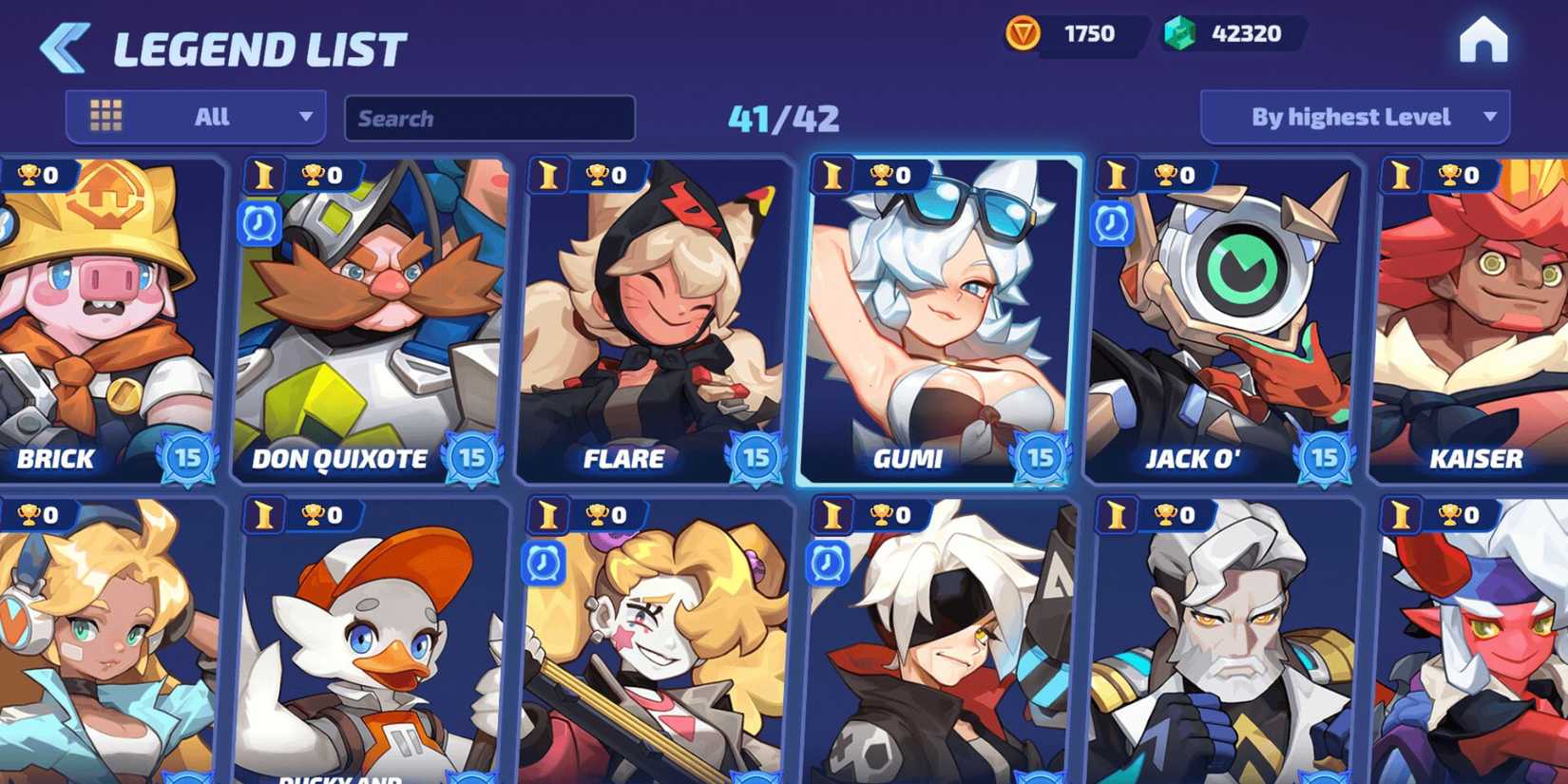 Smash Legends characters